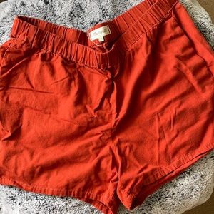 Madewell Burnt Orange Shorts